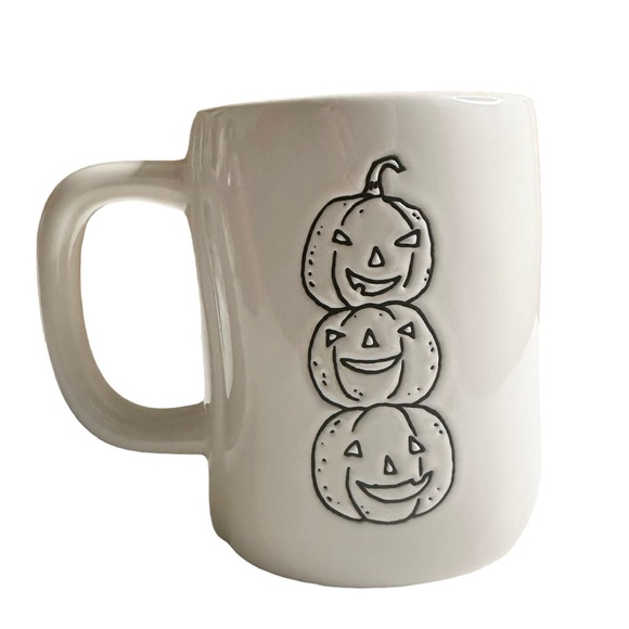 Rae Dunn Other - NWT New Rae Dunn Trick or Treat / pumpkin graphic porcelain mug